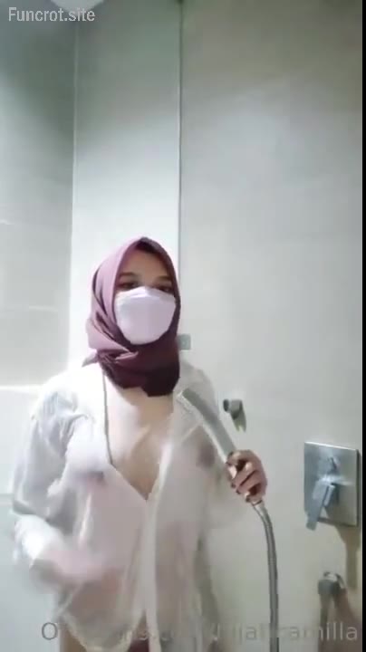 Hijab Camilla Basah Basahan